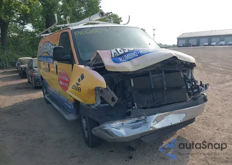 2015 GMC Savana 2500 Work Van from USA, damaged, VIN 1GTW7FCF1F1908288